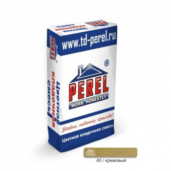 Цветная кладочная смесь Perel SL кремовая 50 кг